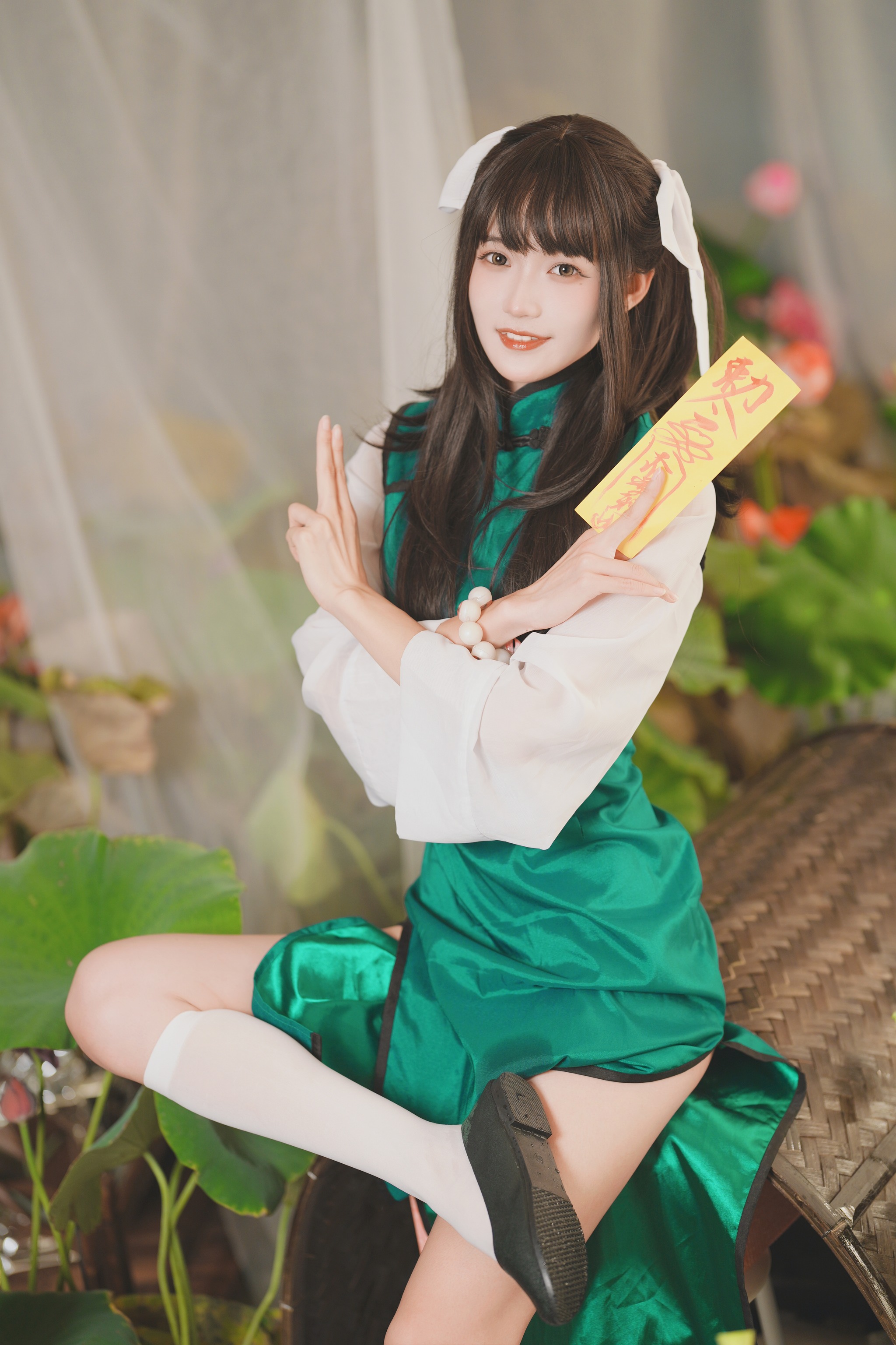 图片[1]-兔子Zzz不吃胡萝卜 – NO.103 药指小道士 [26P]-XikXak